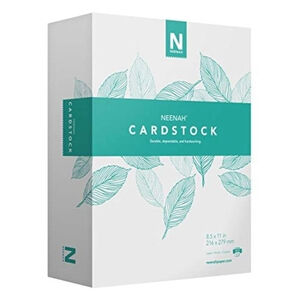 Neenah Cardstock Paper 8.5x11 White